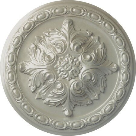 Ekena Millwork Acanthus Ceiling Medallion, Hand-Painted Flash Copper, 11 3/8"OD x 2"P CM11ACFCS